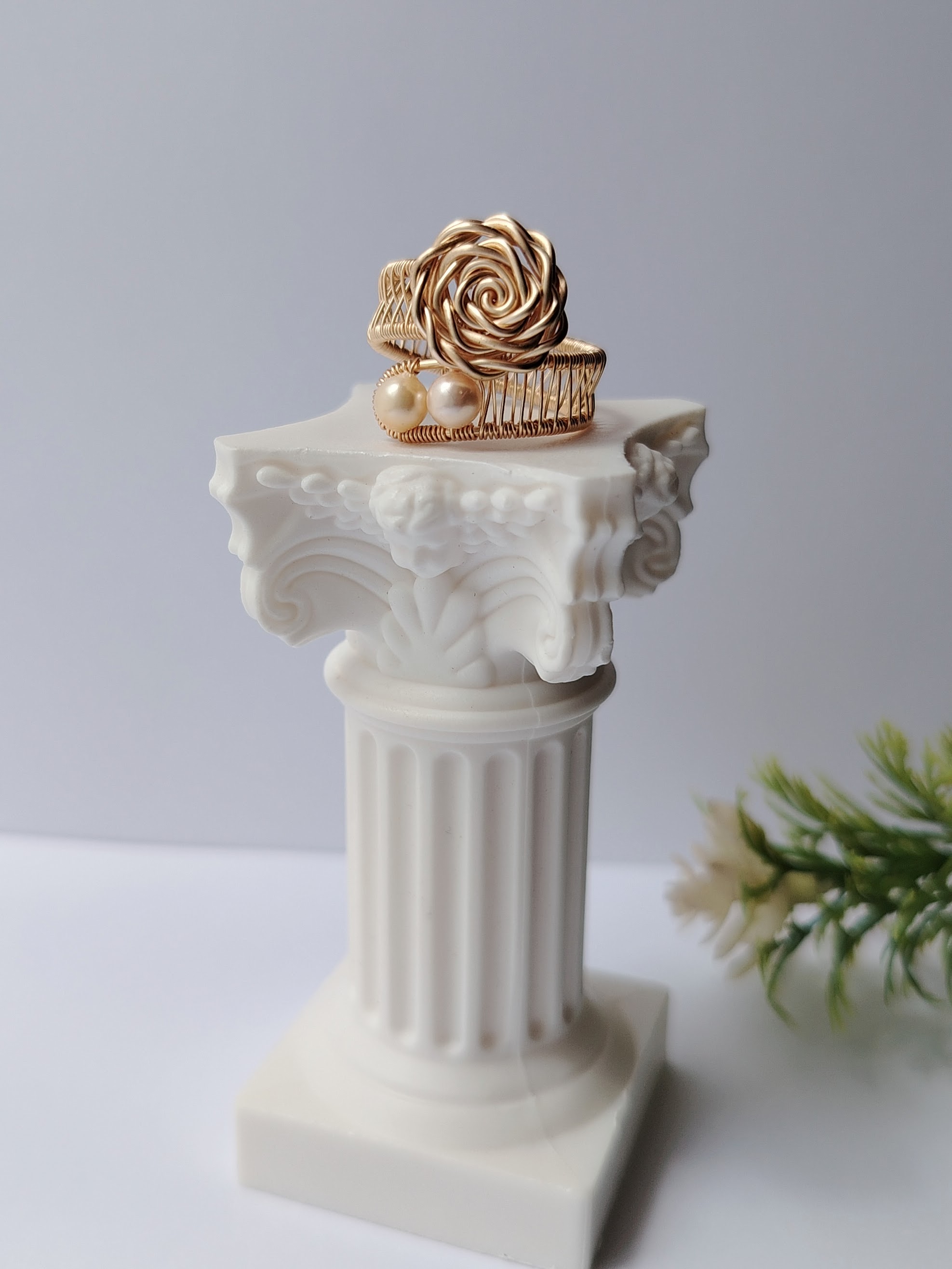 Anillo Rosa Perla